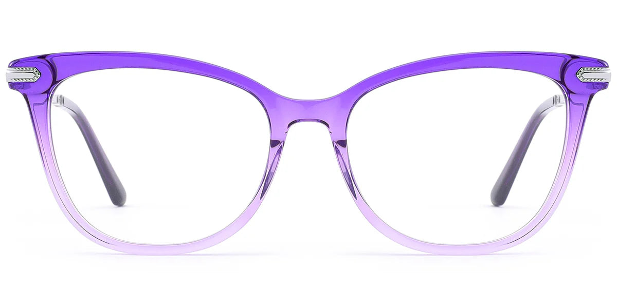 F8681- Acetate & Titanium Cat Eye Frame