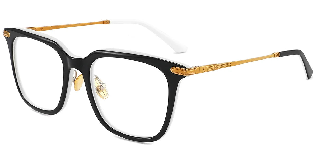 F4153- Classic Titanium&Acetate Square Frame