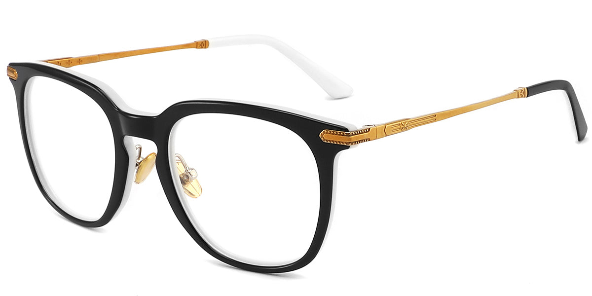F4157- Classic Titanium&Acetate Square Frame