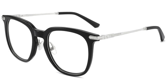 F4157- Classic Titanium&Acetate Square Frame