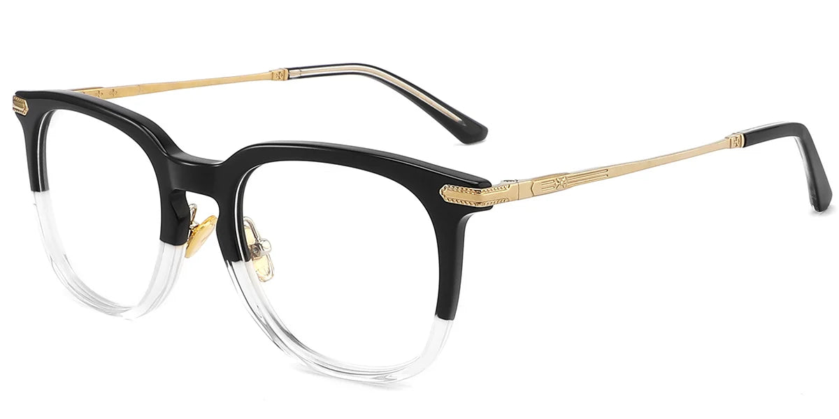 F4157- Classic Titanium&Acetate Square Frame