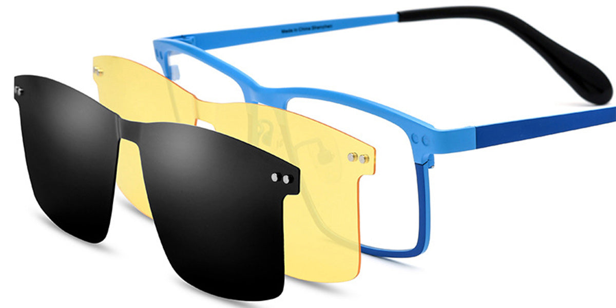 F6796- Classic Titanium Rectangle Frame