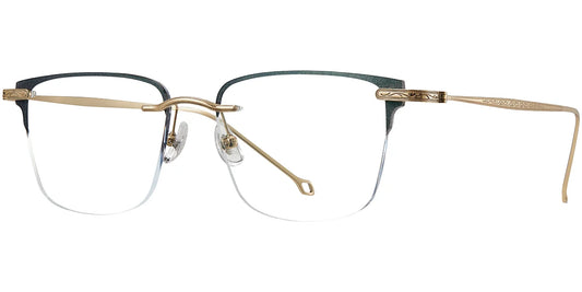 F7785- Classic Titanium Browline Frame